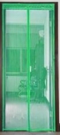 Сетка москитная на дверь на магнитах (210см*100см) зеленая