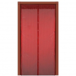 Сетка москитная на дверь на магнитах (210см*100см) красный