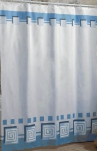 Штора д/ванной Miranda LYKIA (Ликия) голуб. 180*200см