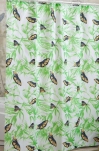Штора д/ванной Miranda BUTTERFLY (Бабочки) зелёный 180*200см 