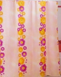 Штора д/ванной Miranda FLOWERS PATH (Цветочный путь) розовый 180*200см 