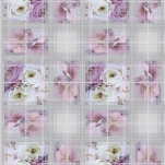737 Клеенка Photoprint 1,4*20м Розовые цветы (Италия) ПВХ на нетк.осн.