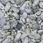 071В Коврик рулонный DEKOMARIN ПВХ 0,8*15м (камни серые)