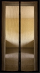 Сетка москитная на дверь на магнитах (210см*120см) коричнев. 