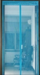 Сетка москитная на дверь на магнитах (210см*120см) синий