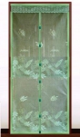 02TH Сетка а/москит. на дверь, магнит (210см*100см) зелен