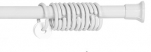 Карниз телескоп.для в/к с кольцами AQUA-PRIME 110-210см. белый (1/30)