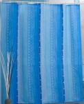 Штора д/ванной Miranda RAIN (Ливень) голубой 180*200см 