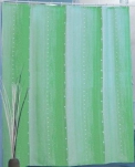 Штора д/ванной Miranda RAIN (Ливень) зеленый 180*200см 