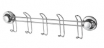 11491-5 Планка с 5-ю крючками на ваккуумных присосках Accoona