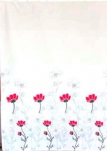 Штора д/ванной Miranda BODRUM (Красн.цветы) белый 180*200см