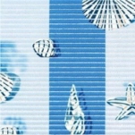 057 Коврик рулонный ПВХ 0,8*15м (звезды морские голубые)