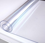 (0,6)Термоклеенка силиконовая прозрачная "Гибкое Стекло"  1,2м*20м*0,6мм