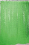 950-А1 Штора для ванны 3D (зеленый) 180*180см