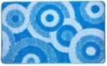 1-10 Коврик BOMBINI CLASSIC 1шт. 60х100см BLUE голубой (круги)