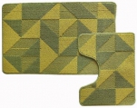 202259 Н-р ковриков BOMBINI CROOSLOOP 2пр. 50*80/50*40см Green