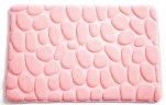 Коврик для в/к Камушки 3D 1пр. 50*80см Pink розовый