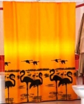 Штора д/ванной Miranda FLAMINGO (Фламинго) оранжевый 180*200см