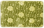 1-202002 Коврик BOMBINI CLASSIC 1шт. 60х100см LIGHT GREEN светло-зеленый (цветы)