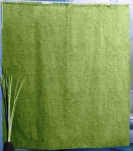 Штора д/ванной Miranda CHENILLE PLAIN () зеленый 180*200см 