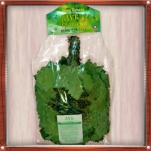 Веник Дуб кавказский Экстра с букетом из трав в упаковке