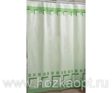 Штора д/ванной Miranda LYKIA (Ликия) зеленый 180*200см