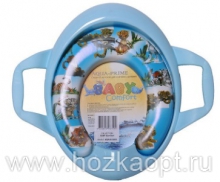 04-5043 Сиденье д/унитаза AQUA-Prime BABY-comfort (с ручками) 1/12 голубой