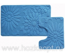 202252 Н-р ковриков BOMBINI CROOSLOOP 2пр. 60*100/50*60см Blue