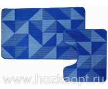 202259 Н-р ковриков BOMBINI CROOSLOOP 2пр. 60*100/50*60см Blue