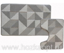 202259 Н-р ковриков BOMBINI CROOSLOOP 2пр. 60*100/50*60см Grey