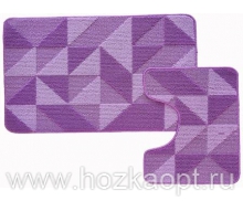 202259 Н-р ковриков BOMBINI CROOSLOOP 2пр. 60*100/50*60см Violet