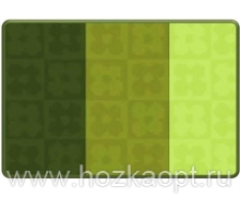 1-201807 Коврик BOMBINI SILVER 1шт. 50х80см GREEN зеленый (цветы)