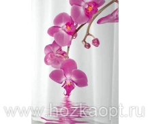 Шторы д/ванн Tropikhome ORCHID 180*200 полиэстер (Орхидея)