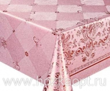 GP-8199JB Клеенка Металлик на ткани 0,35мм*1,37м*20м, розовая