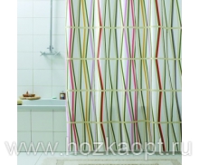 3653 Штора д/ванн текстильная Bacchetta 180х200 Bambu (шт.)