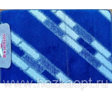 1-202017 Коврик BOMBINI CLASSIC 1шт. 60х100см BLUE голубой (полосы)