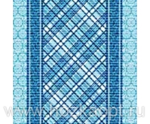 038A Коврик рулонный DEKOMARIN ПВХ 0,65*15м (голубой) 