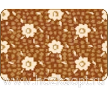 1-202002 Коврик BOMBINI CLASSIC 1шт. 60х100см LIGHT BROWN светло-коричневый (цветы)
