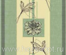 065C Коврик рулонный DEKOMARIN ПВХ 0,65*15м (цветы на зеленом)