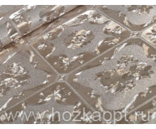 21043 Клеенка ТОСКАНА 1,37*20м, металлик эконом на ткани, мод.JP-8095FB