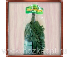 Веник "Зеленый шум" в упаковке (береза, эвкалипт)